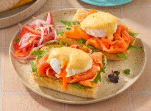 Smoked Salmon Eggs Bene