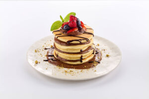 Berry Nutella Pancakes